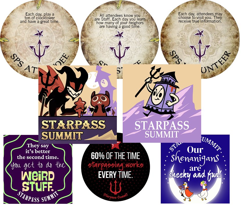 Starpass Summit stickers